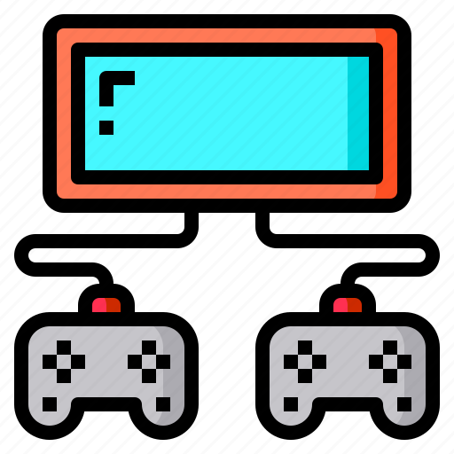 Controller, game, gamepad, monitor, video icon - Download on Iconfinder