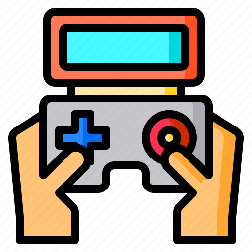 Controller, game, gamepad, gaming, hands, video icon - Download on Iconfinder