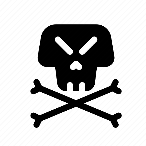 Skull, danger, death, poison, evil, enemy, hazard icon - Download on Iconfinder