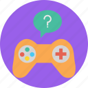 game questions, game controller, game, controller, question, controlling
