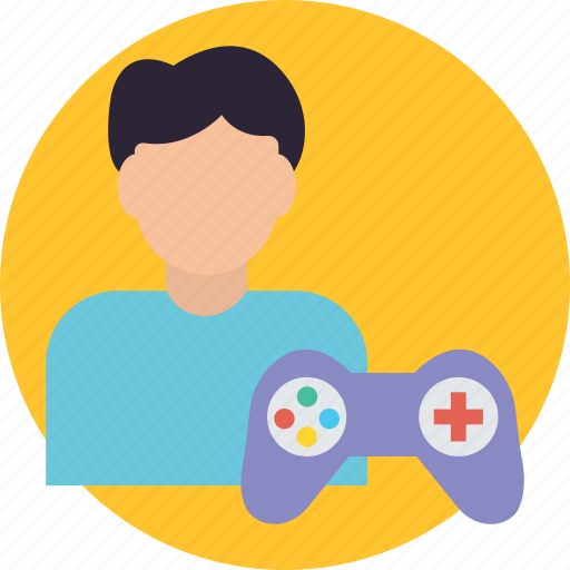Game player, player, user, videogame, video games, game controller icon - Download on Iconfinder
