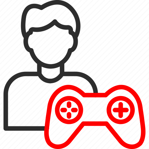 Game player, player, user, videogame, video games, game controller icon - Download on Iconfinder