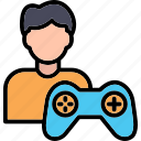 game player, player, user, videogame, video games, game controller