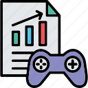 game growth, analysis, game controller, game analysis, game chart