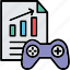 game growth, analysis, game controller, game analysis, game chart 
