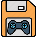 gaming floppy disk, floppy disk, game, save, save game, game controller