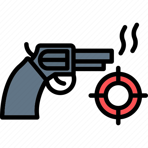 Gun target, ammo, game, handgun, shooting, shooting game, shooting range icon - Download on Iconfinder