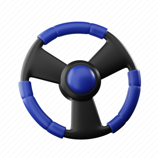 Sport, game, racing, speed, steering wheel 3D illustration - Download on Iconfinder