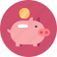 bank, money, pig, piggy, save 