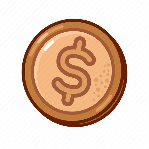 Coin, bronze, money, cash, game icon - Download on Iconfinder