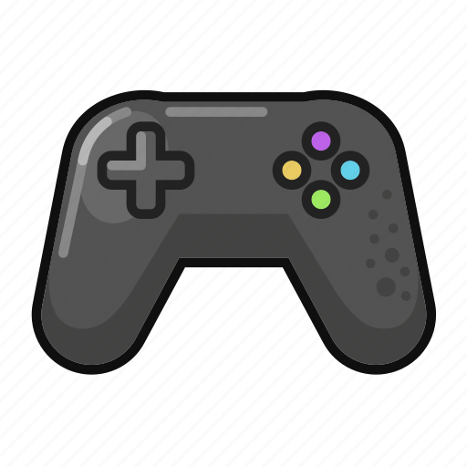Gamepad, black, controller, joystick, game icon - Download on Iconfinder