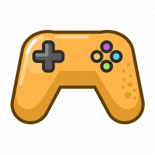 Gamepad, gold, controller, joystick, game icon - Download on Iconfinder