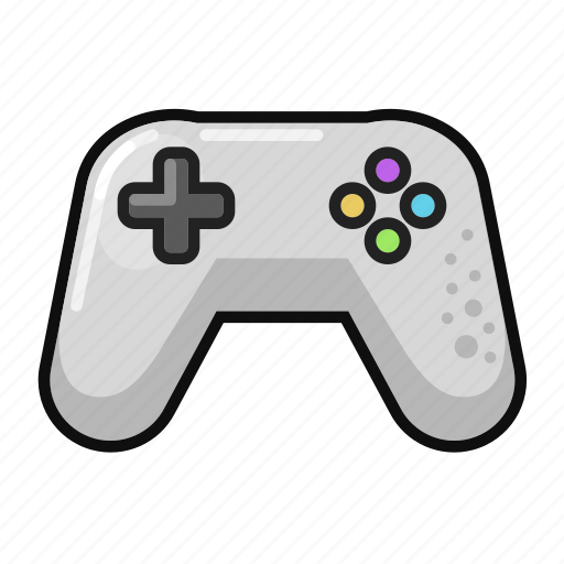 Gamepad, grey, controller, joystick, game icon - Download on Iconfinder
