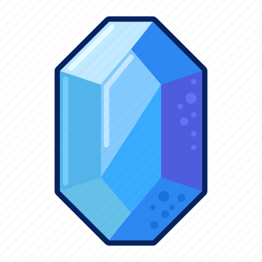Gem, blue, jewelry, gemstone, game icon - Download on Iconfinder
