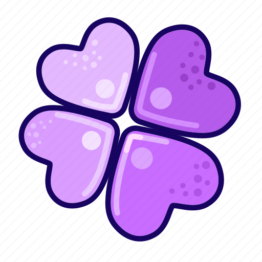 Luck, pirple, flower, game icon - Download on Iconfinder