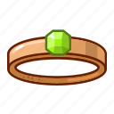 ring, bronze, jewelry, diamond, game