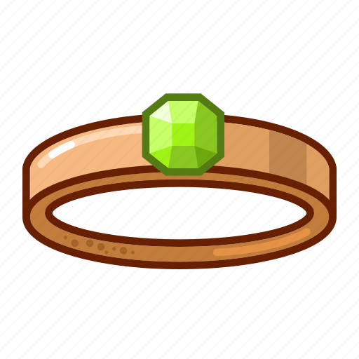 Ring, bronze, jewelry, diamond, game icon - Download on Iconfinder
