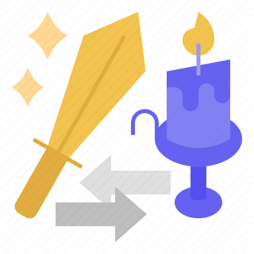 Nft, candle, sword, game, item, item transfers, game item icon - Download on Iconfinder