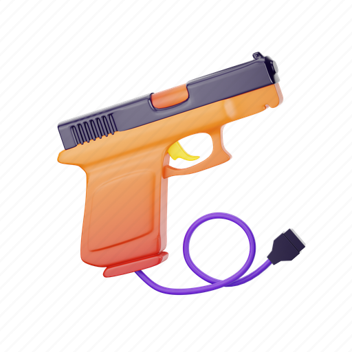 Gun, stick 3D illustration - Download on Iconfinder