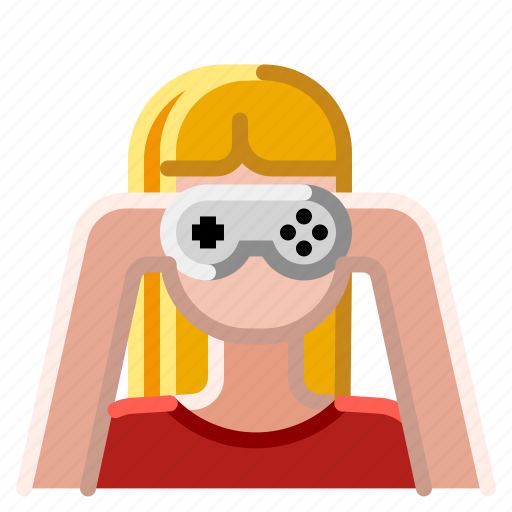 Female, game, gamer, gaming, young icon - Download on Iconfinder