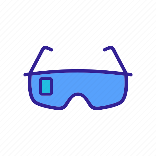 Contour, device, entertainment, gadget, game, gamer, glasses icon - Download on Iconfinder