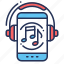 audio, headphones, mobile app, music 
