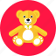 teddy, bear, cute, gift, kids, toy 