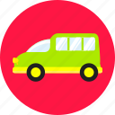 van, car, green, school bus, toy, transport, vehicle 