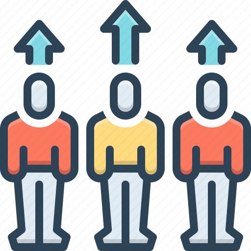 Level up, arrow, employee, development, growth, augmentation, enhancement icon - Download on Iconfinder