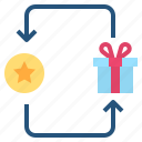 exchange, gift, points, promotion, reward