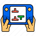 brick, game, vintage, console, tetris, ancient, gameicons