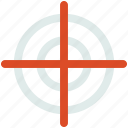 crosshair, dart, focus, game, target icon
