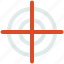 crosshair, dart, focus, game, target icon 