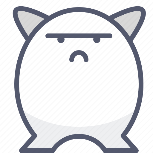 Character, funny, game, monster, serious icon - Download on Iconfinder