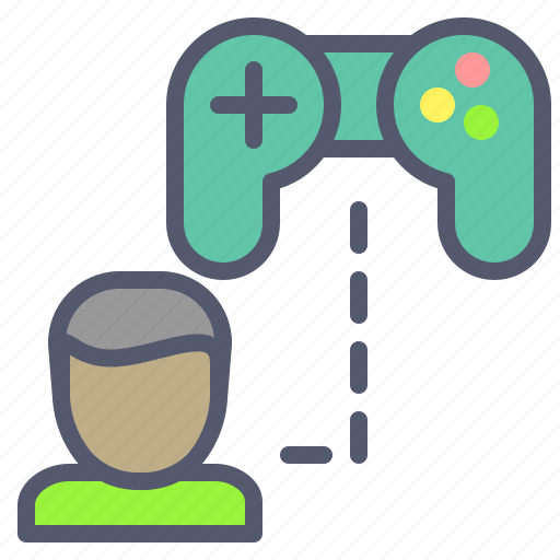 Controller, game, joystick, profile, user icon - Download on Iconfinder