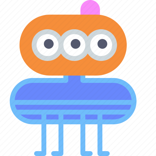 Alien, creature, game, robot, space, ufo icon - Download on Iconfinder
