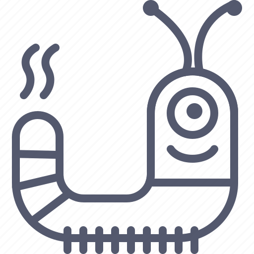Alien, character, enemy, robot, space, worm icon - Download on Iconfinder