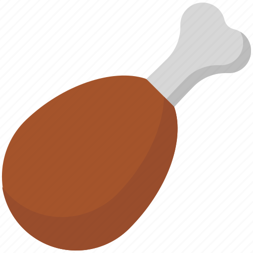 Chicken, chicken drumstick, chicken piece, drumstick, game icon - Download on Iconfinder