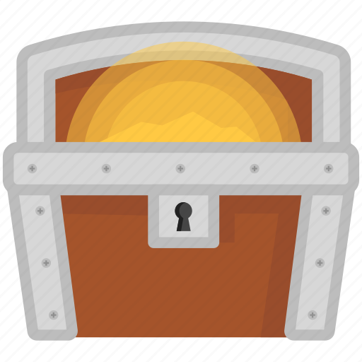 Chest, game, gold, golden chest, pirates, treasure icon - Download on Iconfinder