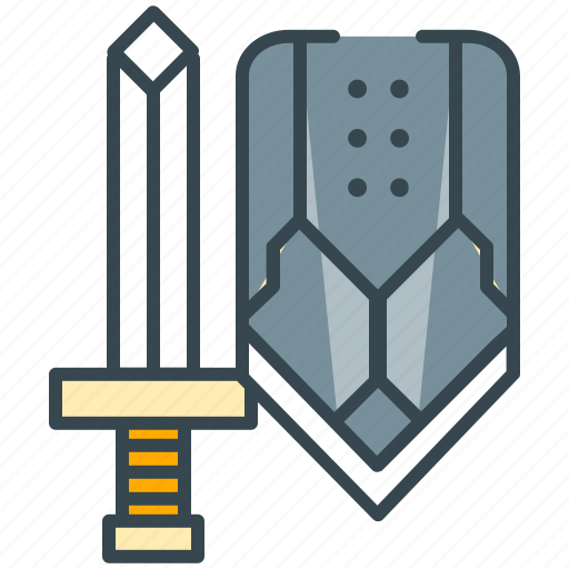 Armor, computer, game, gaming, playing, role, sword icon - Download on Iconfinder