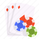 card, casino, gambling, game, risk, tokens