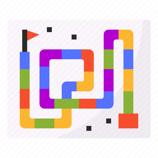 Board, game, maze, riddle, snake, tabletop icon - Download on Iconfinder