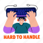 gaming, keyboard, playing, character, headphones, typography 
