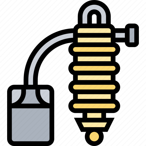 Shock, absorber, suspension, engine, repair icon - Download on Iconfinder