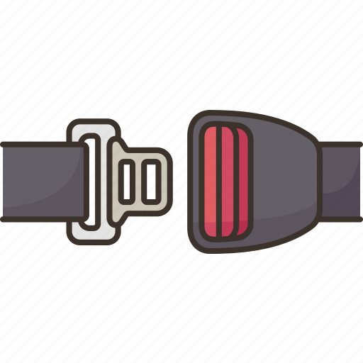 Belt, safety, seatbelt, buckle, security icon - Download on Iconfinder