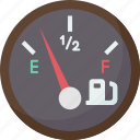 fuel, gauge, petrol, dashboard, indicator