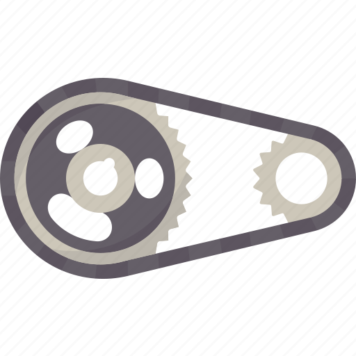Timing, chain, engine, mechanical, part icon - Download on Iconfinder