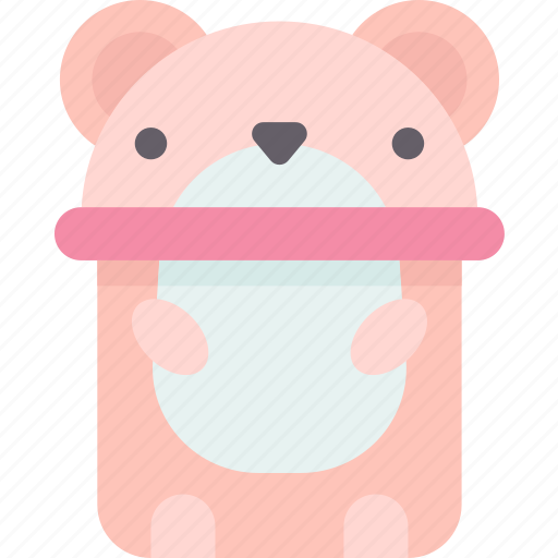 Trash, can, animal, shaped, cute icon - Download on Iconfinder