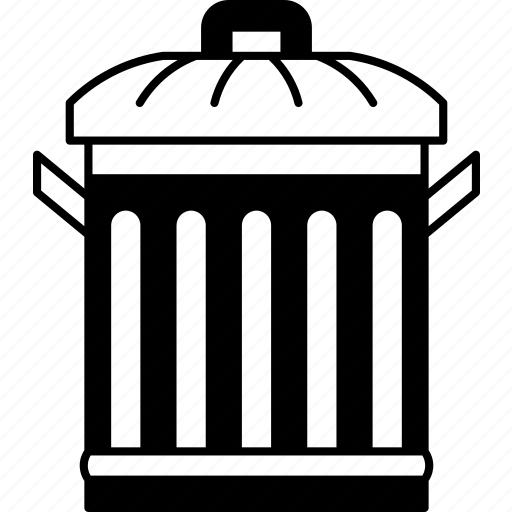 Trash, can, steel, bin, disposal icon - Download on Iconfinder