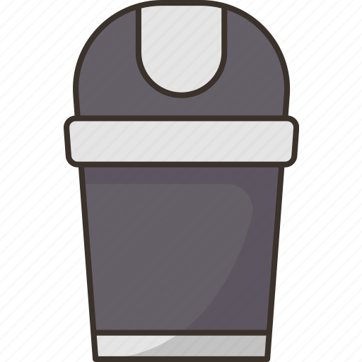 Garbage, bin, swing, lid, can icon - Download on Iconfinder